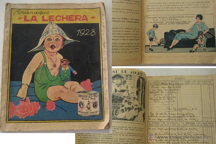 Libros antiguos: ALMANAQUE LA LECHERA 1928. - Foto 1