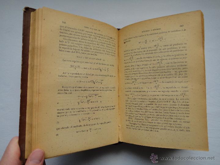 Libros antiguos: ALGEBRA ELEMENTAL Y SUPERIOR, CH. BRIOT. LIBRER&Iacute;A DE HERNANDO Y COMPA&Ntilde;&Iacute;A, 1900 - Foto 4