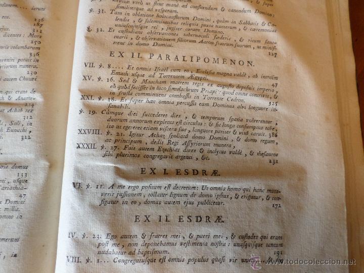 Libros antiguos: APPARATUS BIBLICUS 1723 - Foto 7