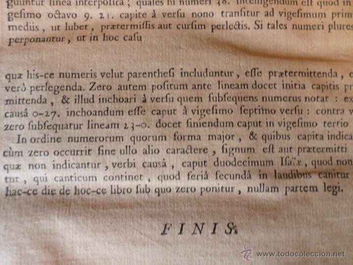Libros antiguos: APPARATUS BIBLICUS 1723 - Foto 10