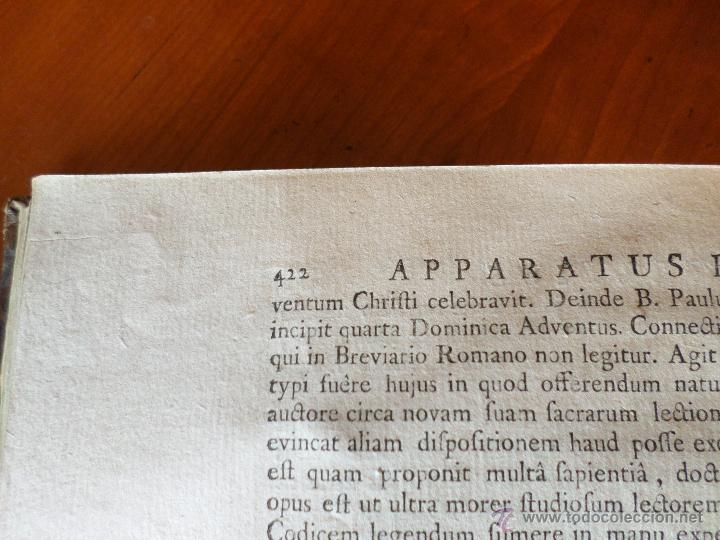 Libros antiguos: APPARATUS BIBLICUS 1723 - Foto 11