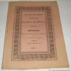 Libros antiguos: ORDENAMIENTO SOBRE LA BAJA DE LA MONEDA DE LOS BLANCO EN LAS CORTES DE BRIBIESCA. JUAN I