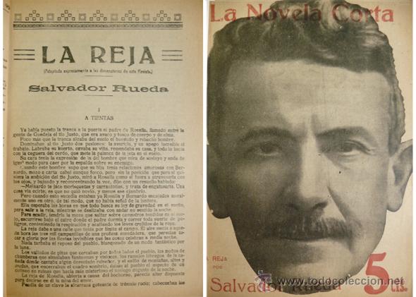 Libros antiguos: RUEDA, Salvador.  La Reja.  1917. - Foto 1