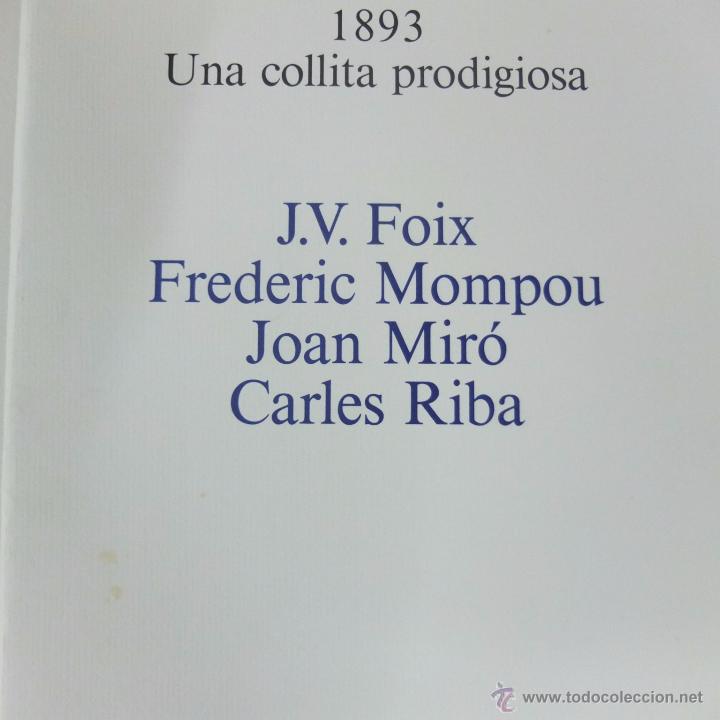 Libros antiguos: una collita prodigiosa 1893-foix-mompou-miro-riba-ayuntamiento de barcelona