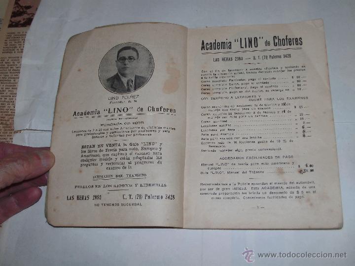 Libros antiguos: MANUAL LINO DEL CHOFER - Foto 2