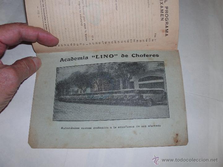 Libros antiguos: MANUAL LINO DEL CHOFER - Foto 5