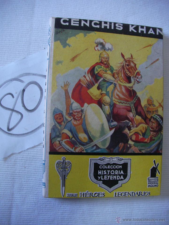 Libros antiguos: ANTIGUO LIBRO GENGHIS KHAN - ENVIO GRATIS A ESPA&Ntilde;A - Foto 1