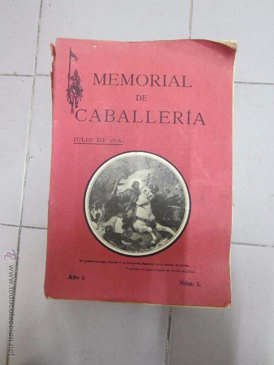 Libri antichi: Memorial de caballeria julio 1916