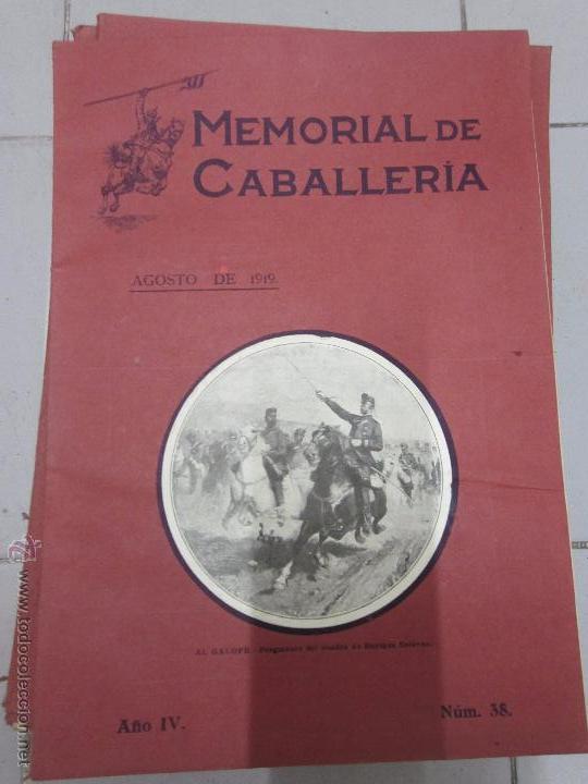 Libri antichi: Memorial de caballeria agosto 1919