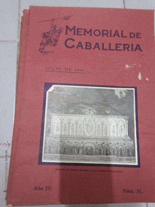 Libri antichi: Memoial de caballeria julio 1919