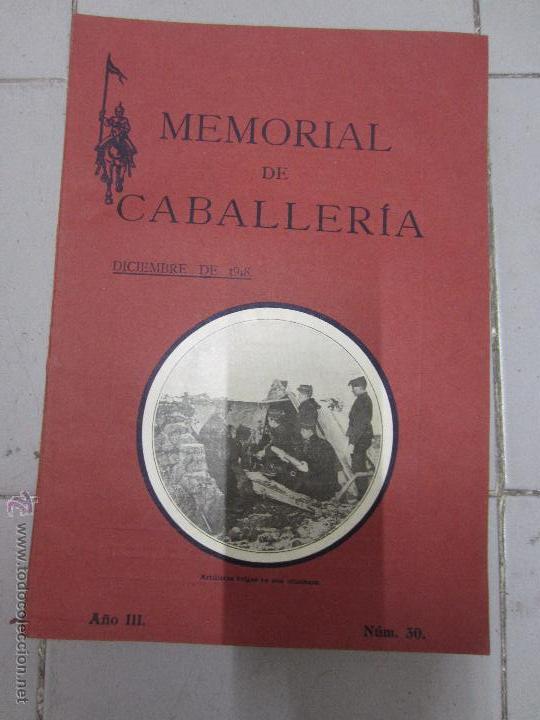 Libri antichi: Memorial de caballeria Diciembre de 1918