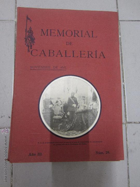 Libri antichi: Memorial de caballeria Noviembre del 1918