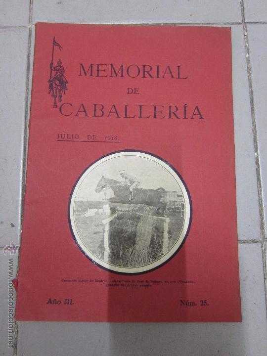 Libri antichi: Memorial de caballeria julio 1918