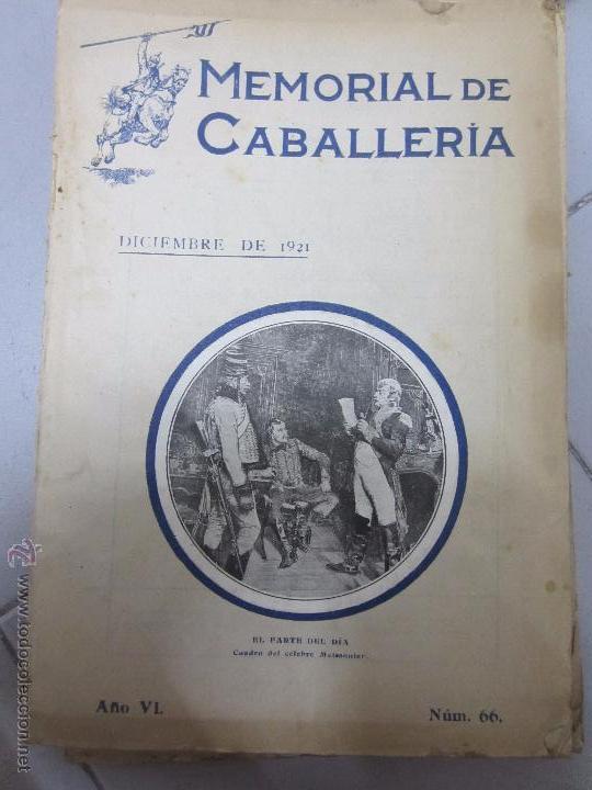 Libri antichi: Memorial de Caballeria Diciembre 1921