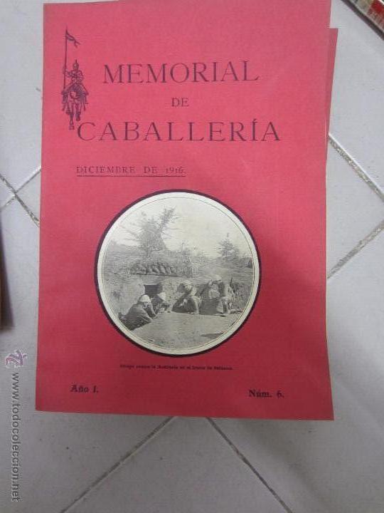 Livros antigos: Memorial de caballeria diciembre 1916