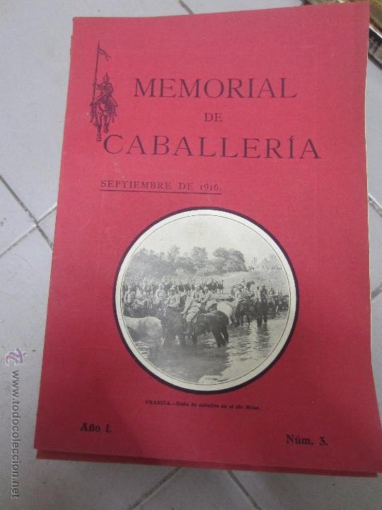 Livros antigos: Memorial de caballeria septiembre de 1916