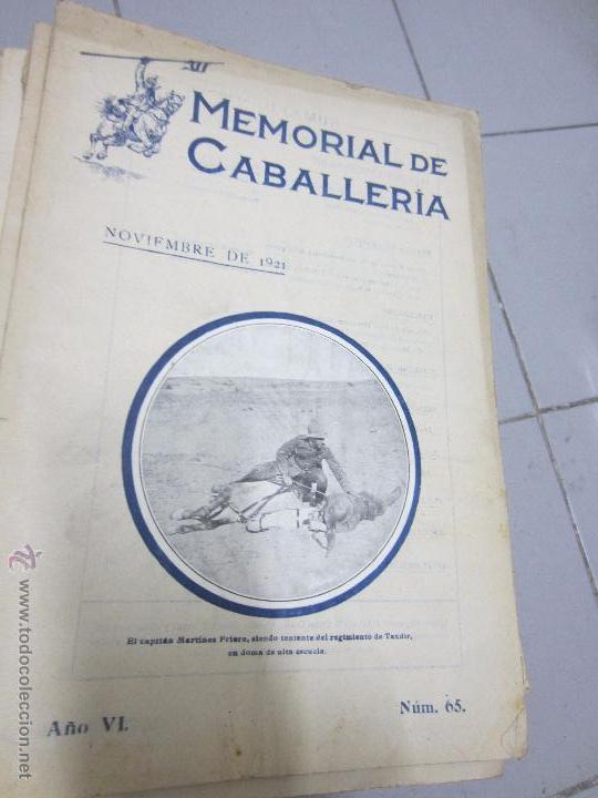Livros antigos: Memorial de caballeria Noviembre 1921