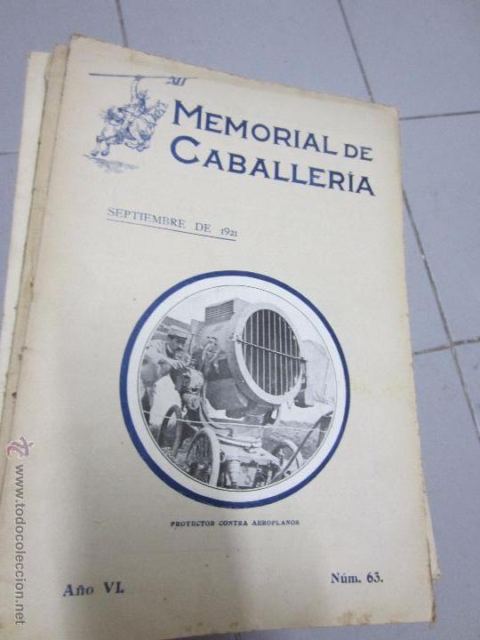 Livros antigos: Memorial de caballleria septiembre de 1921