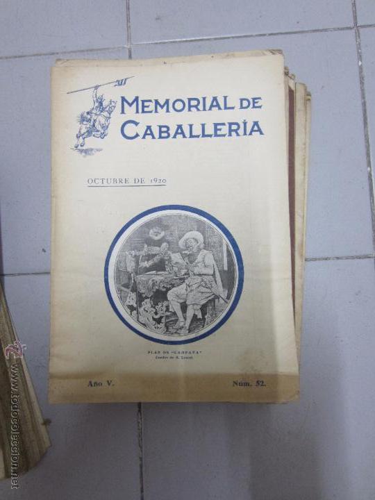 Libros antiguos: Memorial de caballeria octubre 1920
