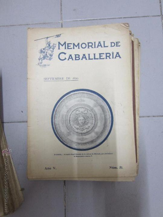 Libros antiguos: memorial de caballeria septiembre de 1920