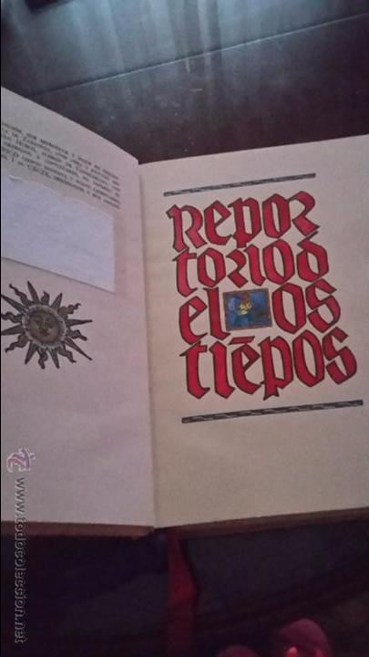 Libros antiguos: LIBRO -REPORTORIO DE LOS TI&Eacute;MPOS- EDICION NUMERADA Y COLOREADA A MANO - Foto 3