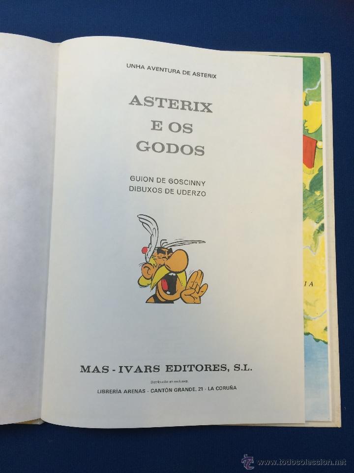 Libros antiguos: AXTERIX E OS GODOS, EN GALLEGO, EDICION DE LOS A&Ntilde;OS 70 - Foto 2