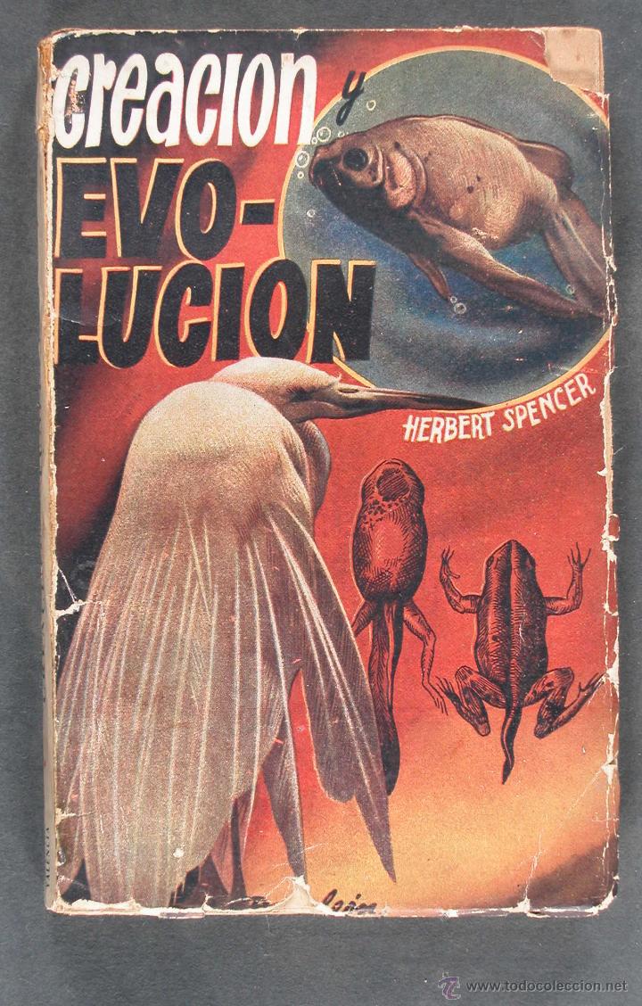 Libros antiguos: Creacion y evolucion. Herbert Spencer - Foto 1