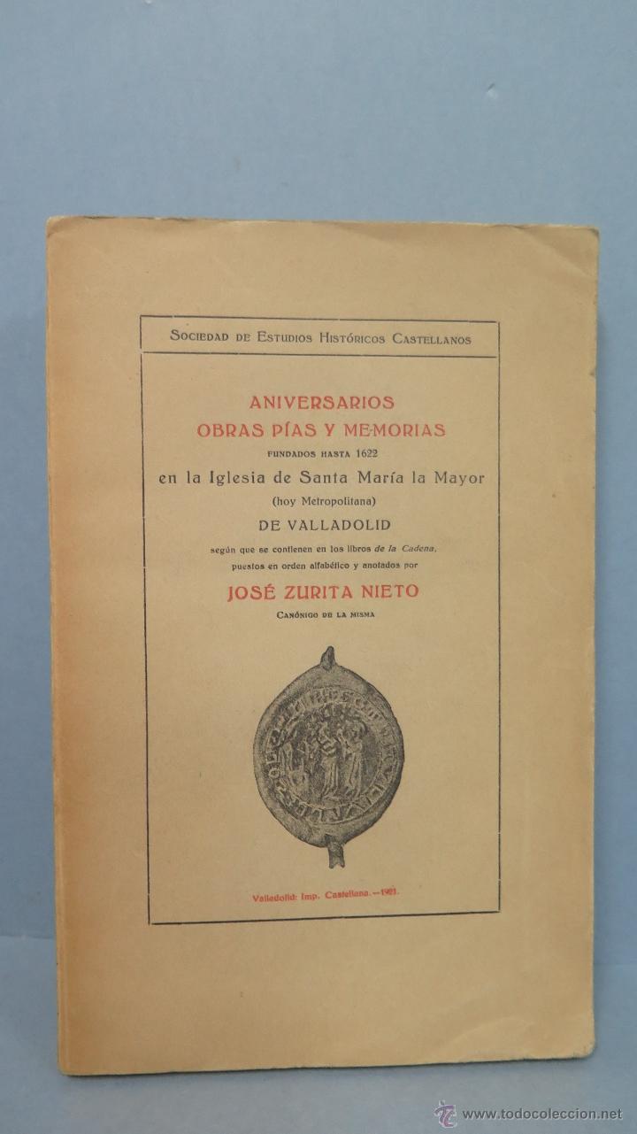 1921 Aniversarios Obras Pias Y Memorias Fund Buy Other Old Books Of Thinking At Todocoleccion