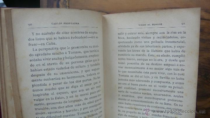 Libros antiguos: MIEDO AL HOMBRE. CARLOS FRONTAURA. - Foto 4