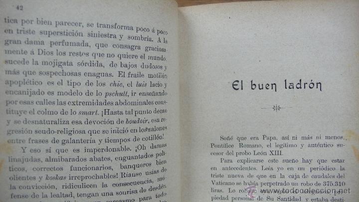 Libros antiguos: TREINTA ART&Iacute;CULOS. ALFREDO CALDER&Oacute;N. 1902. - Foto 4