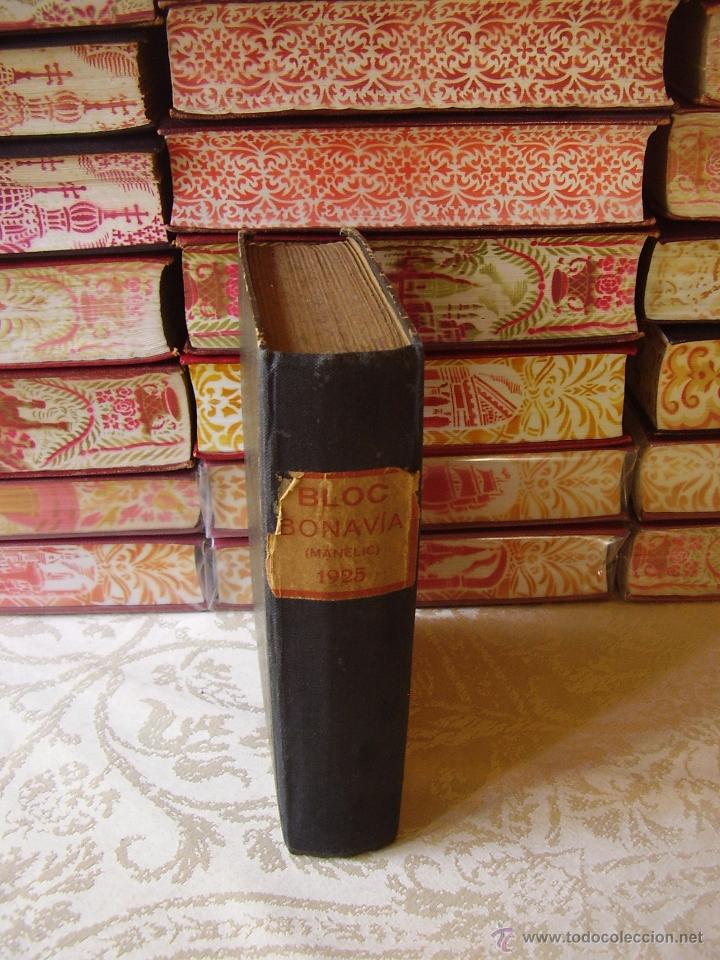 Libros antiguos: BLOC CATAL&Agrave; . BONAVIA. CALENDARI MANELIC  Any 1925 . - Foto 2