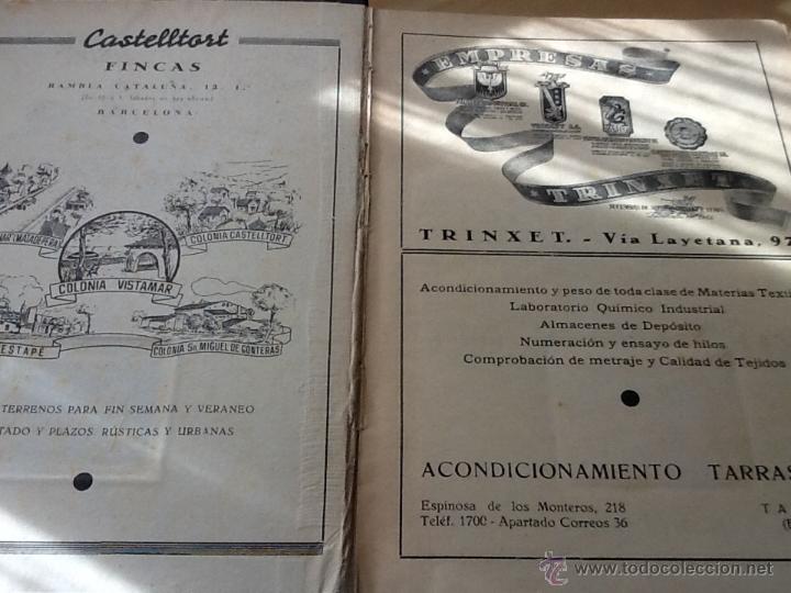 Libros antiguos: Anuario t&eacute;cnico de la industria textil 1948 - Foto 3