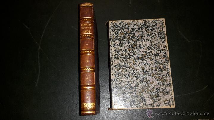 Libros antiguos: ALMANAQUE NAUTICO PARA EL A&Ntilde;O 1859. - Foto 2