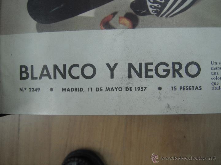Libros antiguos: BLANCO Y NEGRO 1957 - Foto 2