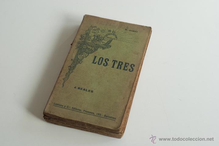 Libros antiguos: Los tres - M. Gorki - Foto 1