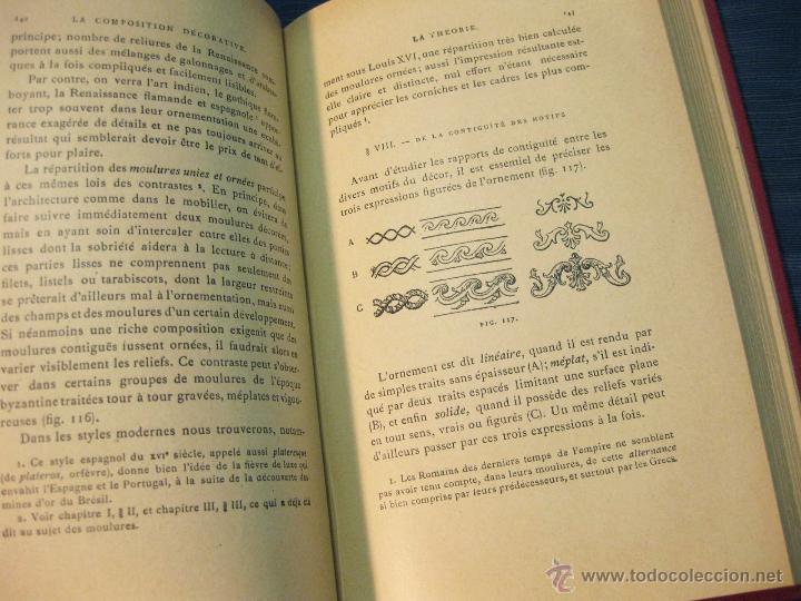 Libros antiguos: LA COMPOSICION DECORATIVA. HENRI MAYEUX. LE COMPOSITION D&Eacute;CORATIVE - Foto 3