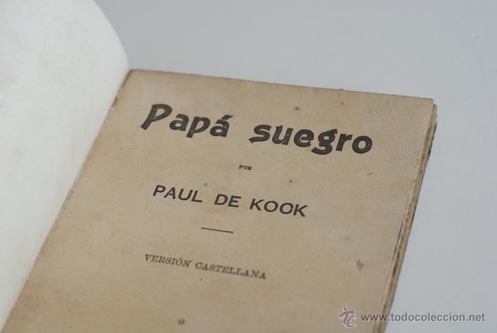 Libros antiguos: Pap&aacute; suegro - Paul de Kock - Foto 3