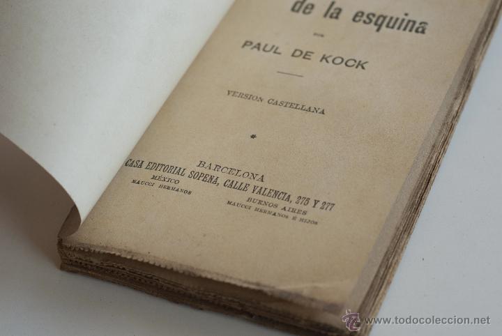 Libros antiguos: El muchacho de la esquina - Paul de Kock - Foto 3