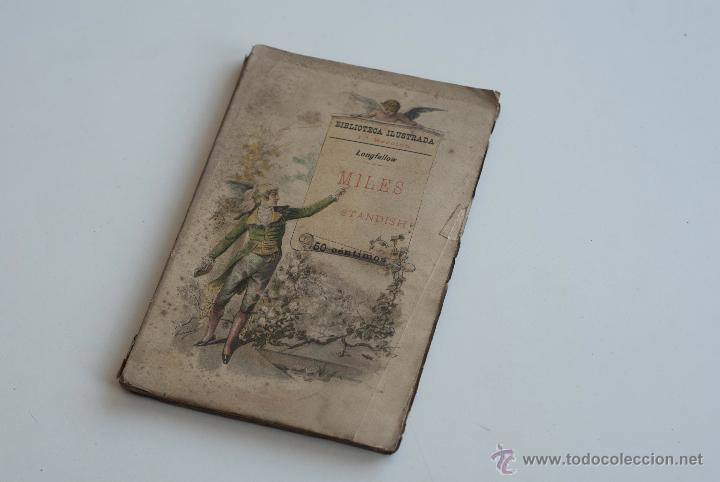 Libros antiguos: Biblioteca Ilustrada - Miles Standish - Longfellow 1893 - Foto 1