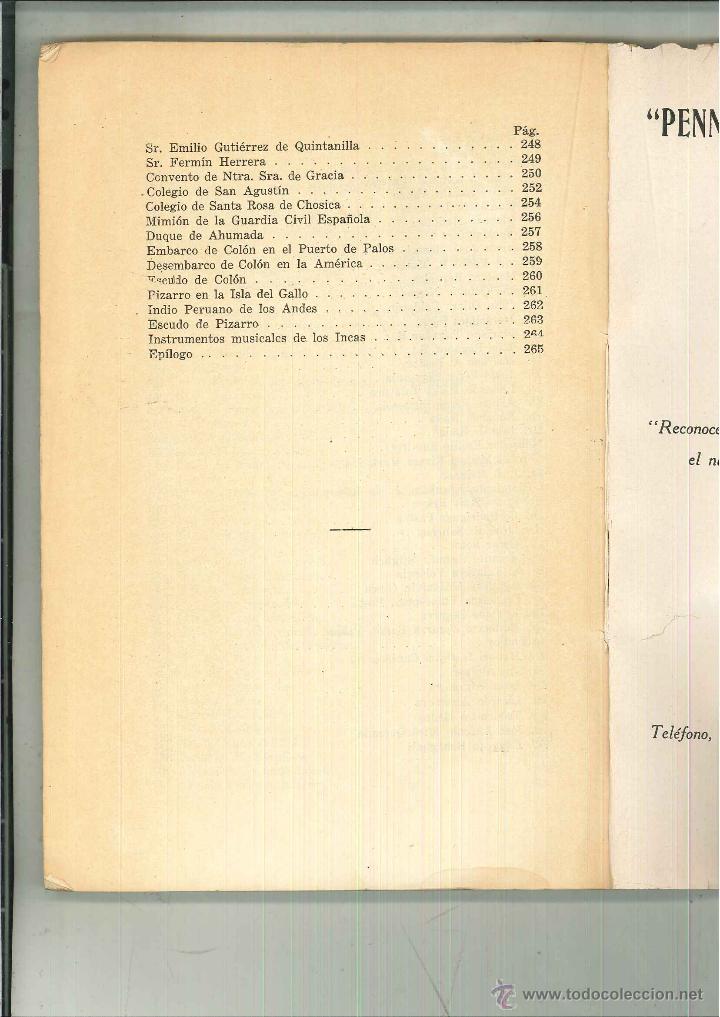 Libros antiguos: ESPA&Ntilde;A EN EL PER&Uacute;. ESTEBAN M. CACERES - Foto 8