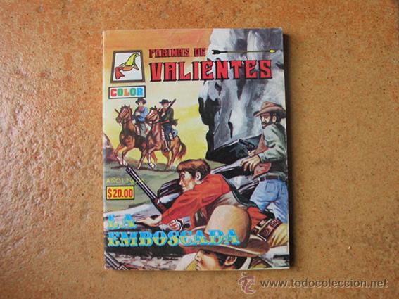 Libros antiguos: Paginas de Valientes. Color. N&ordm; 16. LA EMBOSCADA - Foto 1
