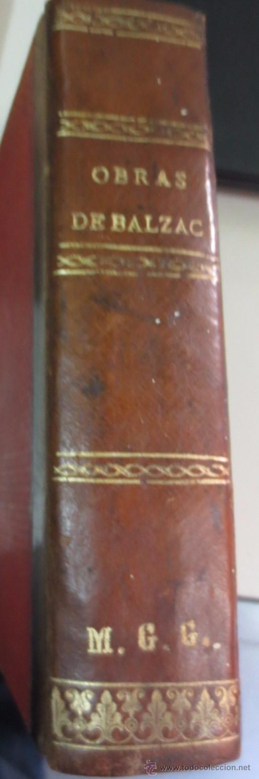 Libros antiguos: OBRAS DE BALZAC HONORATO DE BALZAC A&Ntilde;O 1876 SIGLO XIX