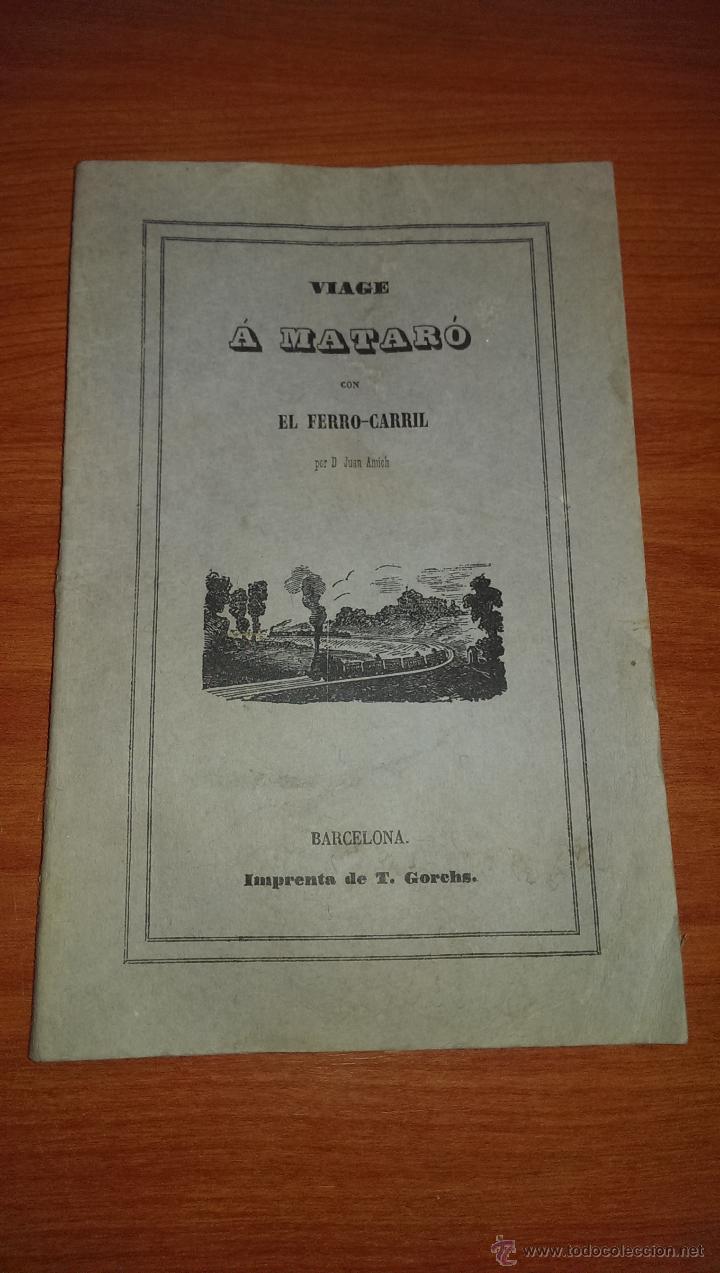 Libros antiguos: Viaje a Matar&oacute; - Foto 1