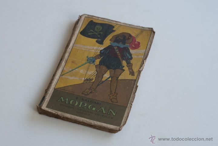 Libros antiguos: Novela de aventuras - Morgan - Emilio Salgari - Foto 1