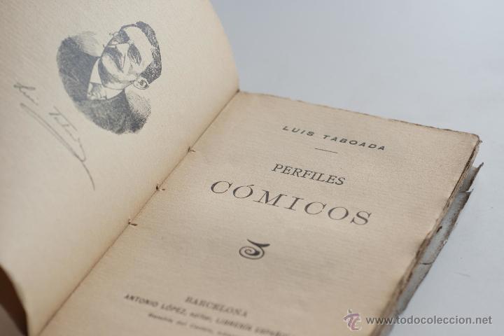 Libros antiguos: Colecci&oacute;n Diamante 50 - Perfiles C&oacute;micos - Luis Taboada - Foto 3