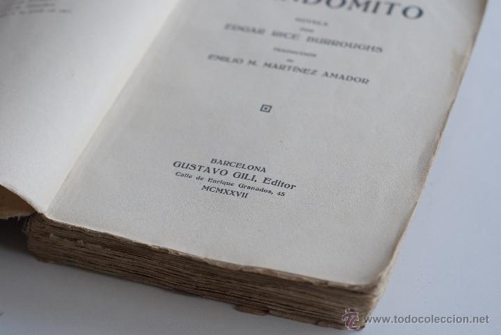 Libros antiguos: Tarz&aacute;n el ind&oacute;mito - Edgar Rice Burroughs  1927 - Foto 4