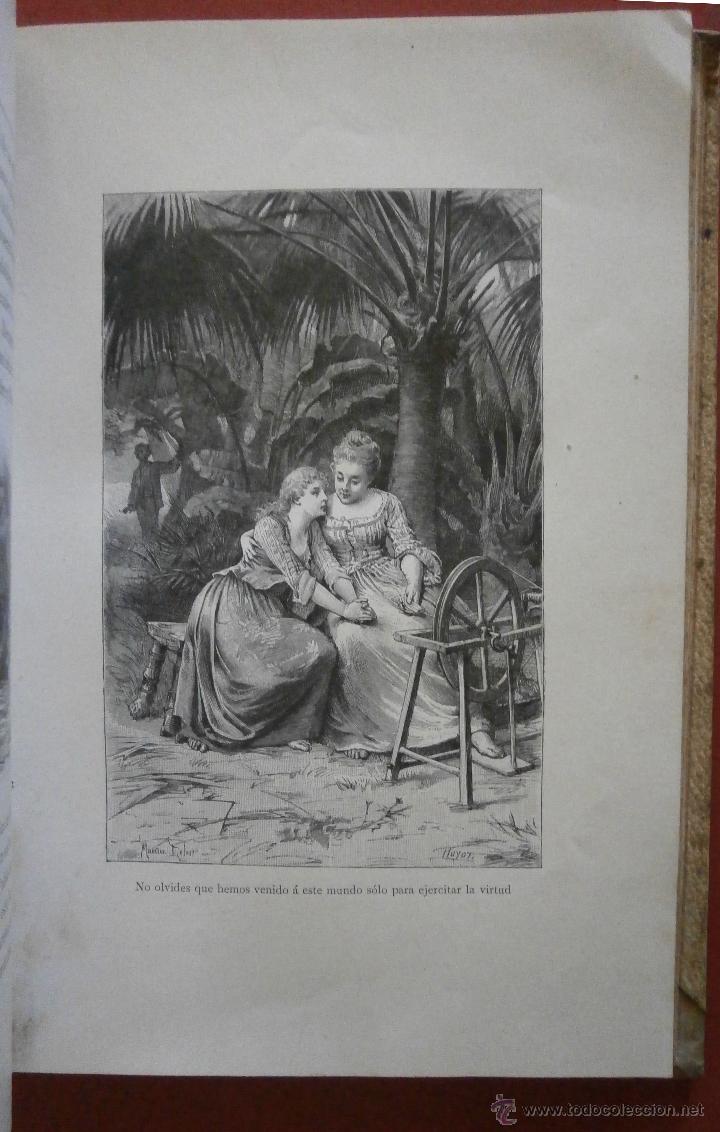 Libros antiguos: Pablo y Virginia. Bernardino de Sanit-Pierre - Foto 2