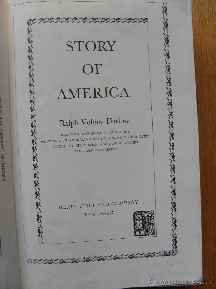 Libros antiguos: STORY OF AMERICA, Ralph Volney Harlow - Foto 4 - 53306458