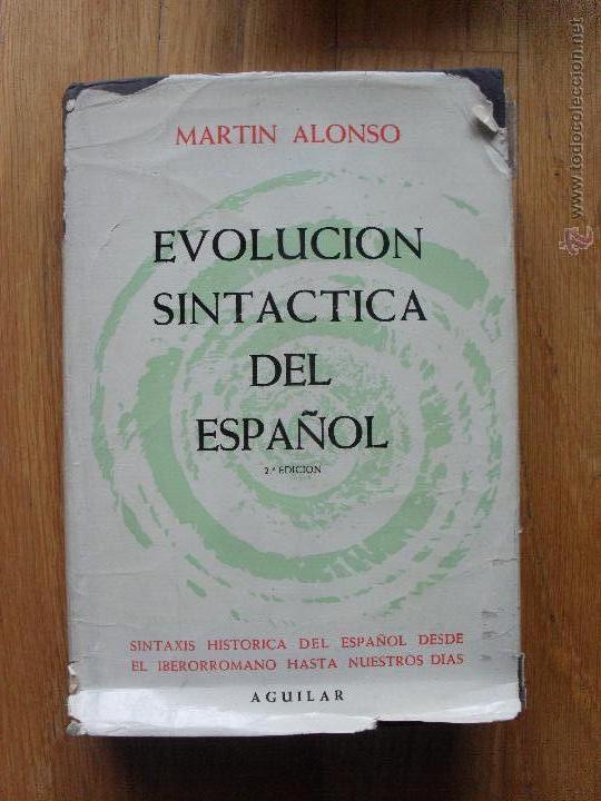 Libros antiguos: EVOLUCION SINTACTICA DEL ESPA&Ntilde;OL Martin Alonso - Foto 1