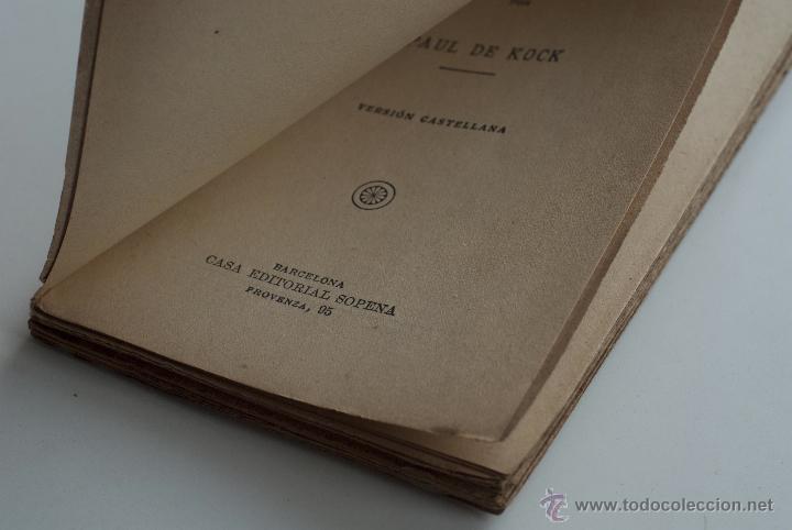 Libros antiguos: Jacobo el pervertido - Paul de Kock  (Pincipios S XX) - Foto 3